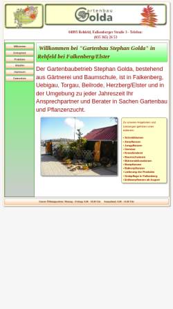 Vorschau der mobilen Webseite www.gartenbau-golda.de, Gartenbau Stephan Golda