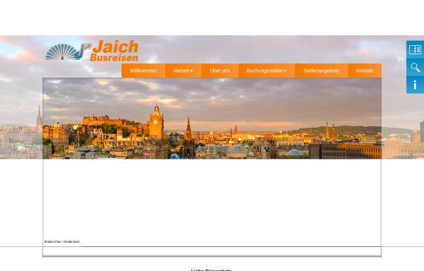 Vorschau von www.jaich-reisen.de, Reisebüro und Busunternehmen Walter Jaich
