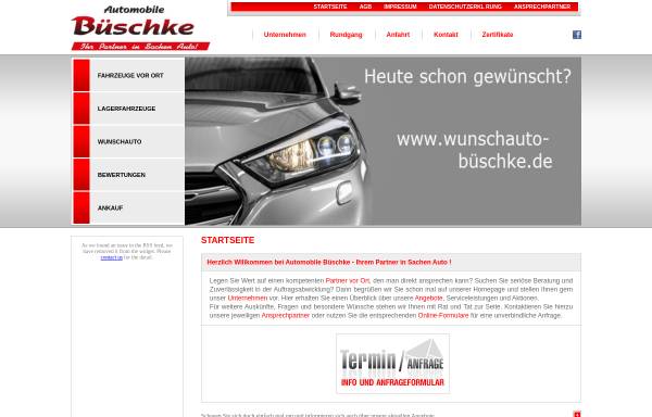 Vorschau von www.bueschke.de, Automobile Büschke e.K.