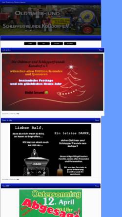 Vorschau der mobilen Webseite oldtimerundschlepperfreunde-kossdorf.de, Oldtimer- und Schlepperfreunde Koßdorf e.V.