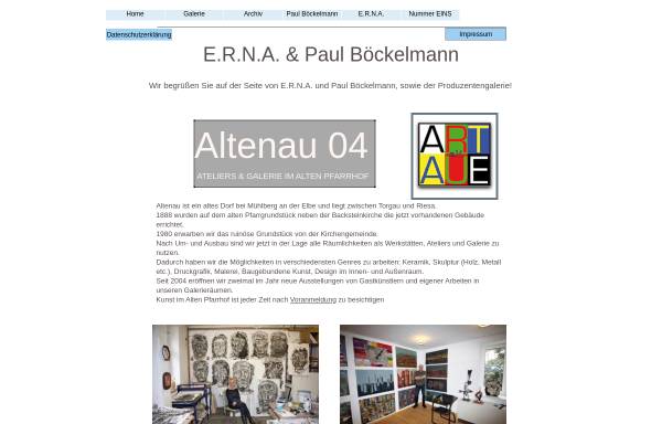 Vorschau von www.paul-boeckelmann-erna.de, Ateliers und Galerie