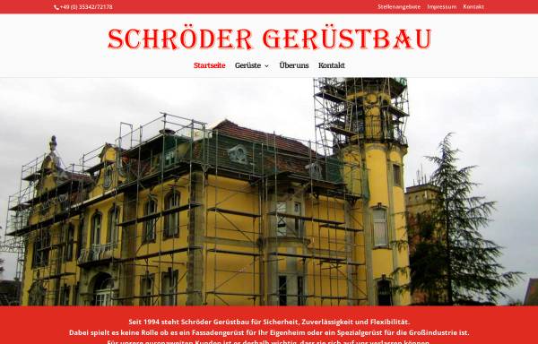 Vorschau von www.xn--gerstbau-schrder-ywb1h.de, Schröder - Gerüstbau, Inh. Thomas Schröde