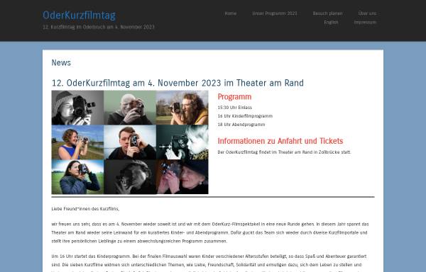 OderKurz-Filmspektakel - Theater am Rand e.V.