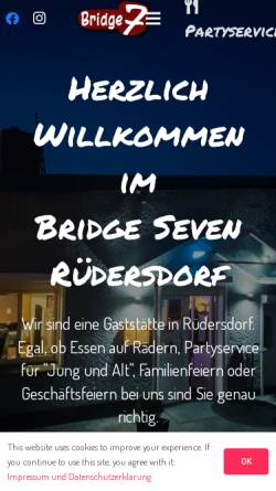 Vorschau der mobilen Webseite www.bridge-seven.net, Bridge Seven Rüdersdorf - Inh. Birgit Annies