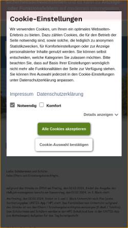 Vorschau der mobilen Webseite www.oberschule-seelow.de, Oberschule Bertold Brecht