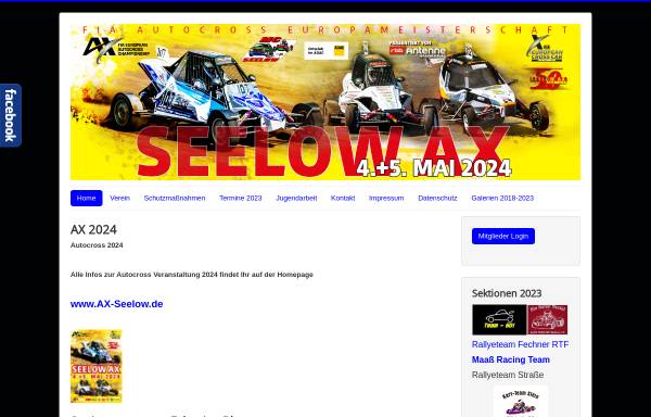 Vorschau von www.mc-seelow.de, Motorsportclub Seelow e.V im ADAC