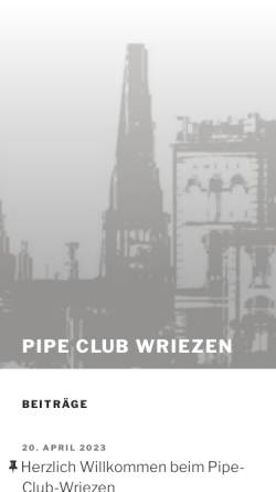 Vorschau der mobilen Webseite www.pipe-club-wriezen.de, Pipe Club Wriezen - Eckhard Brennecke
