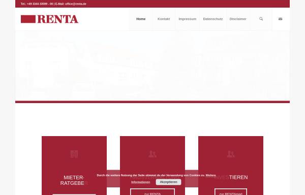 Vorschau von www.renta.de, Renta Service GmbH