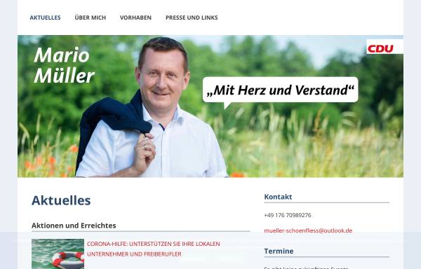 Vorschau von www.xn--mario-mller-zhb.de, Mario Müller (CDU)