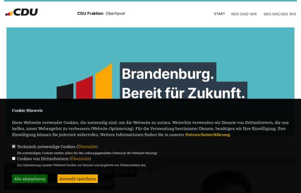 Vorschau von www.cdu-fraktion-oberhavel.de, CDU Fraktion Oberhavel