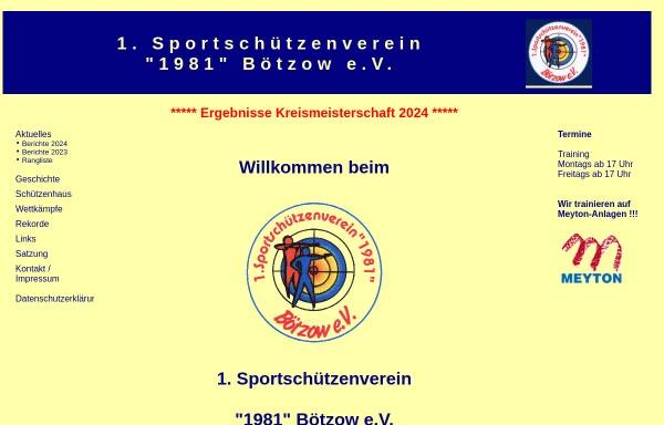 Vorschau von www.ssv-boetzow.de, 1. Sportschützenverein 1981 Bötzow e.V.