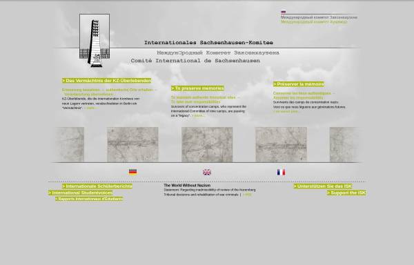 Vorschau von www.internationales-sachsenhausen-komitee.eu, Internationales Sachsenhausen-Komitee