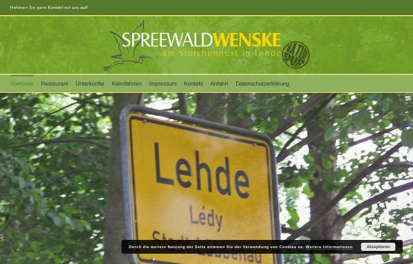 Vorschau von www.spreewald-lehde.de, Verein zur Erhaltung und Förderung des Spreewalddorfes Lehde e.V.