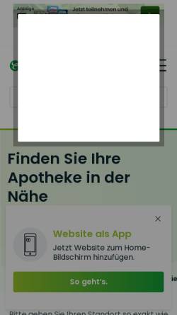 Vorschau der mobilen Webseite www.gesundleben-apotheken.de, Apotheke im City-Center