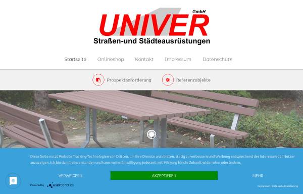 Vorschau von univer.de, UNIVER GmbH Straßen-und Städteausrüstungen