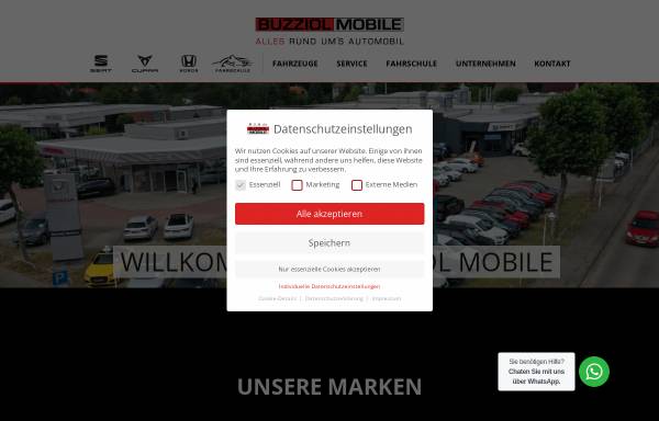 Vorschau von www.buzziol-mobile.de, Autohaus Buzziol Mobile GmbH und Buzziol Mobile GmbH