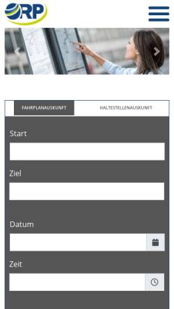 Vorschau der mobilen Webseite www.orp-busse.de, ORP - Ostprignitz Ruppiner Personennahverkehrsgesellschaft mbH