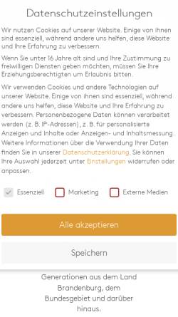 Vorschau der mobilen Webseite musikakademie-rheinsberg.de, Bundes- und Landesmusikakademie Rheinsberg - Musikkultur Rheinsberg gGmbH