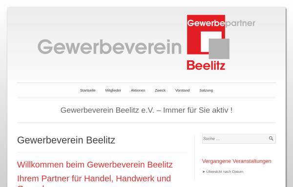 Vorschau von www.gewerbeverein-beelitz.de, Gewerbeverein Beelitz e.V.