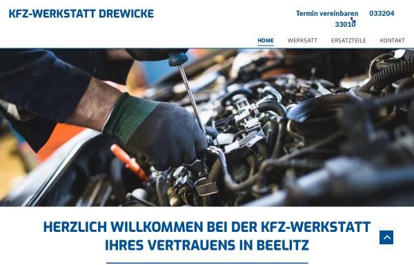 Vorschau von www.kfz-service-drewicke.de, Kfz-Service und -Handel Thomas Drewicke