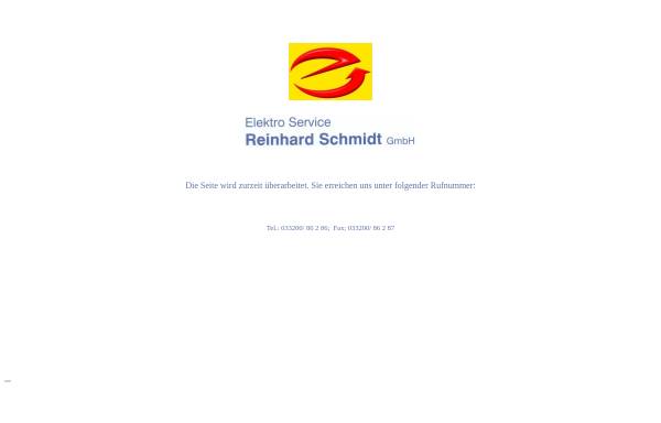 Vorschau von www.schmidt-elektroservice.de, Elektro Service Reinhard Schmidt GmbH