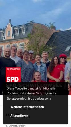 Vorschau der mobilen Webseite spd-schwielowsee.de, SPD Schwielowsee