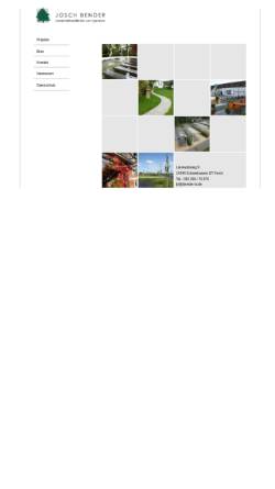 Vorschau der mobilen Webseite www.jbender-la.de, Josch Bender – Landschaftsarchitekten und Ingenieure