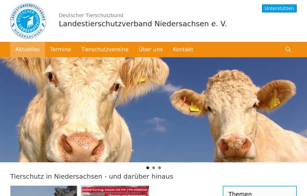 Vorschau von www.tierschutzniedersachsen.de, Deutscher Tierschutzbund - Landesverband Niedersachsen e.V.