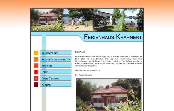 Vorschau von www.ferienhaus-krahnert.de, Ferienhaus Krahnert - Familie Krahnert