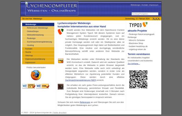 Vorschau von www.lychencomputer.de, Lychencomputer, Thomas Lehming