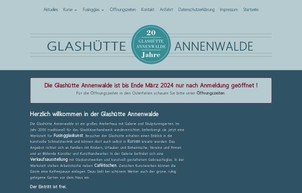 Glashütte Annenwalde - Inh. Werner Kothe