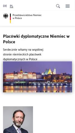 Vorschau der mobilen Webseite www.polen.diplo.de, Deutsch-Polnischer Journalistenpreis - Botschaft der Bundesrepublik Deutschland in Warschau