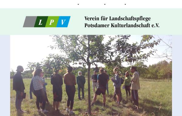 Vorschau von www.lpv-potsdamer-kulturlandschaft.de, Landschaftspflegeverein Potsdamer-Kulturlandschaft e.V.