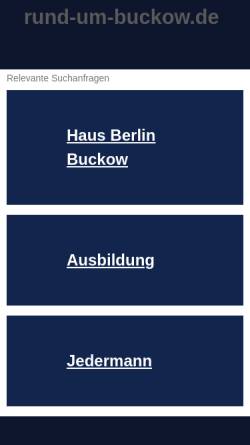 Vorschau der mobilen Webseite www.rund-um-buckow.de, Rund-um-Buckow.de