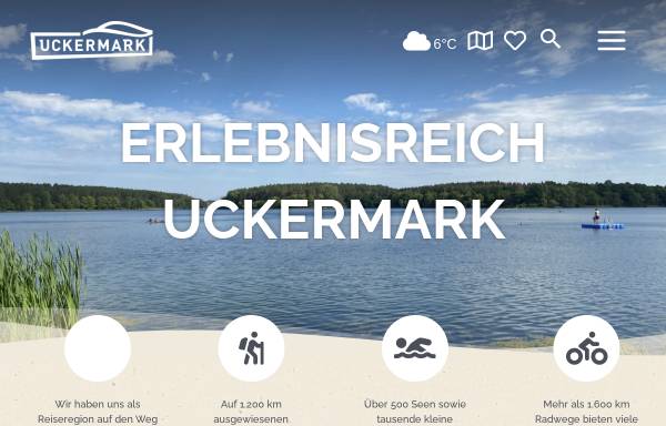 Vorschau von www.naturreich.de, Naturreich - Tourismus Marketing Uckermark GmbH (tmu)