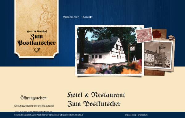 Vorschau von www.zum-postkutscher.de, Hotel und Gasthof Zum Postkutscher - Inh. Mandy Paprosch