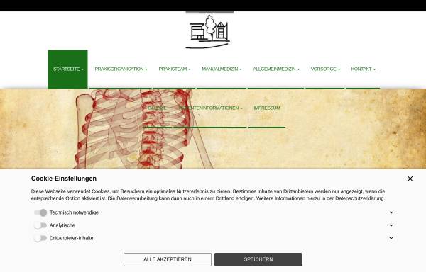 Vorschau von www.manmed-cottbus.de, Dr. med. Liv Fünfgeld, Praxis für Allgemein- und Manualmedizin