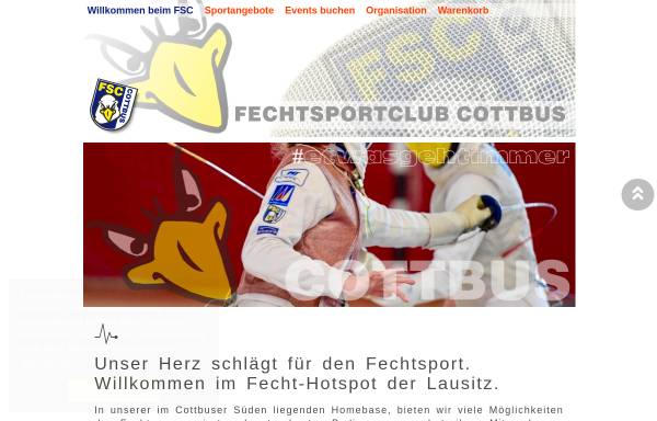 Vorschau von www.fechtcenter.de, Fechtsportclub Cottbus e.V.