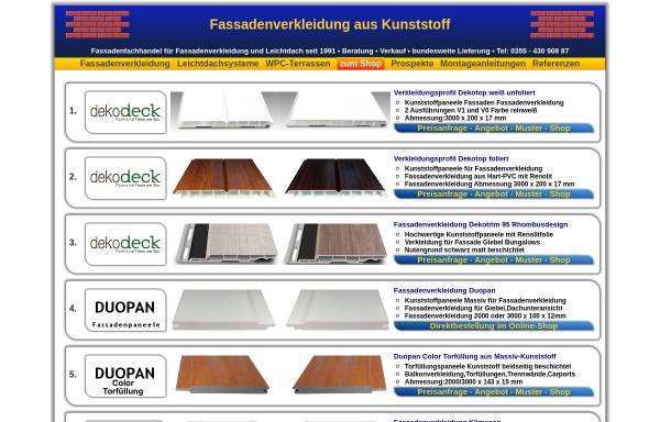 Vorschau von www.fassaden-selleng.de, Fassadenfachhandel Selleng - Inh. André Selleng