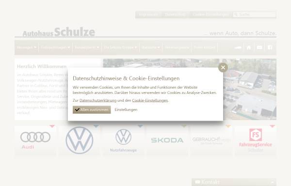 Vorschau von www.autohaus-schulze.de, Autohaus Schulze GmbH
