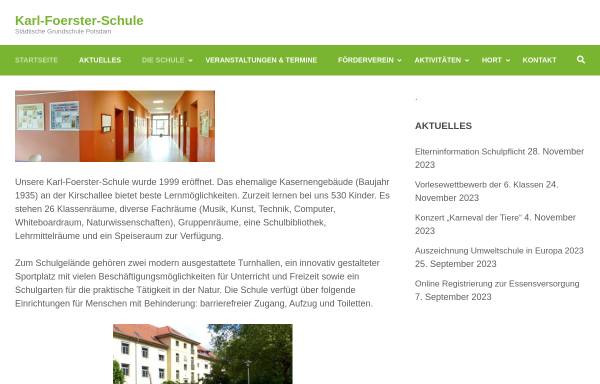 Vorschau von www.karl-foerster-schule.de, Karl-Foerster-Schule