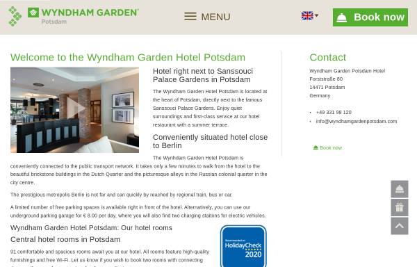 Wyndham Garden Potsdam Hotel - Büroforum und Hotels Halle Dessau Betriebs GmbH
