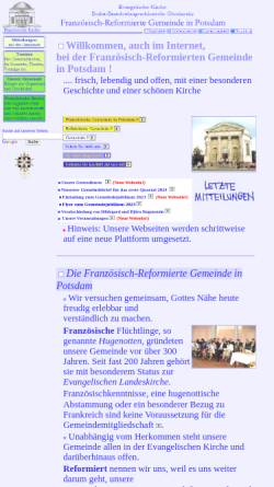 Vorschau der mobilen Webseite www.reformiert-potsdam.de, Französisch-Reformierte Gemeinde Potsdam