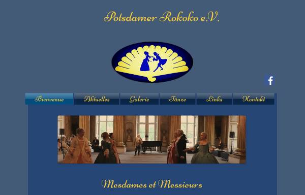 Vorschau von www.potsdamer-rokoko.de, Potsdamer Rokoko e.V.