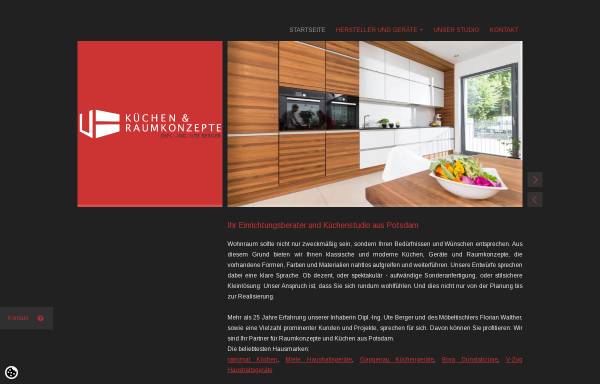Vorschau von www.kuechen-raumkonzepte.de, Küchen- und Raumkonzepte Dipl. Ing. Ute Berger