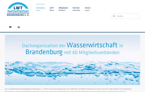 Vorschau von lwt-brandenburg.de, Landeswasserverbandstag Brandenburg e.V.