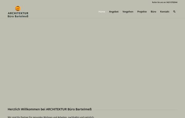 Vorschau von www.architekturbuero-bartelmess.de, Architektur Büro Bartelmeß