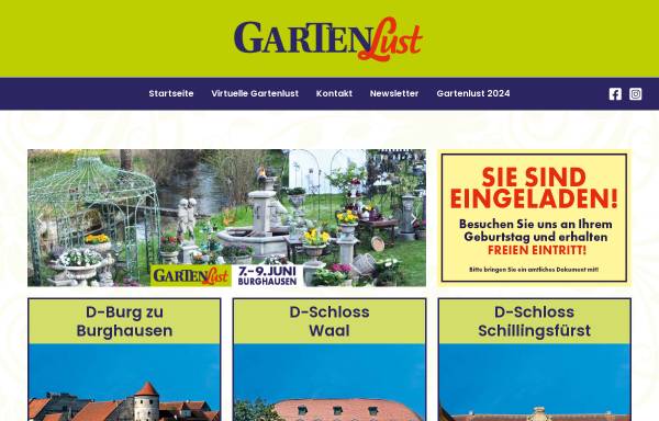 Vorschau von www.gartenlust.eu, Gartenlust, Limone Veranstaltungs GmbH
