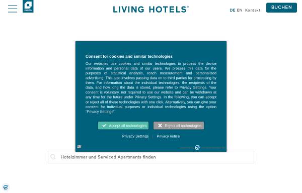 Vorschau von www.deraghotels.de, Derag Livinghotels