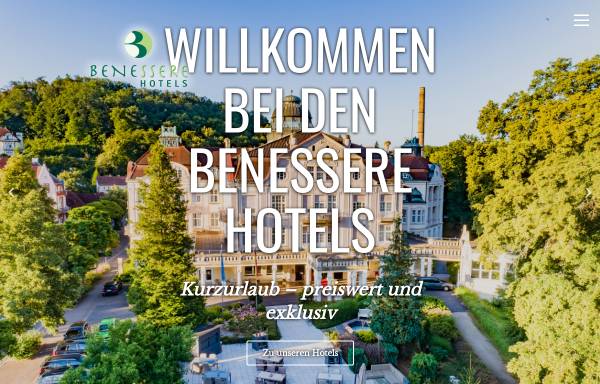 Vorschau von www.benessere-hotels.de, Benessere Hotels